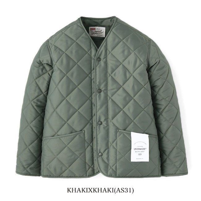 Traditional Weatherwear トラディショナルウェザーウェア UNIONWEAR キルテッド ノーカラージャケット G242APQCO0414AS キルティング メンズ