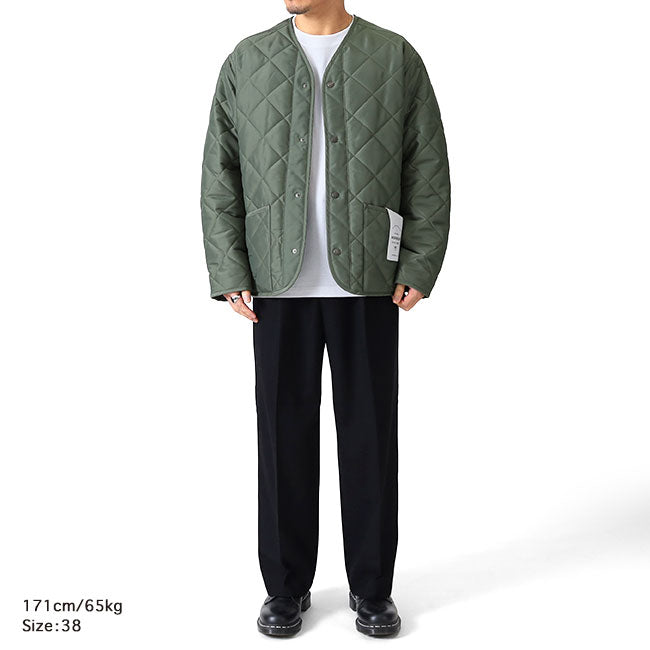 Traditional Weatherwear トラディショナルウェザーウェア UNIONWEAR キルテッド ノーカラージャケット G242APQCO0414AS キルティング メンズ