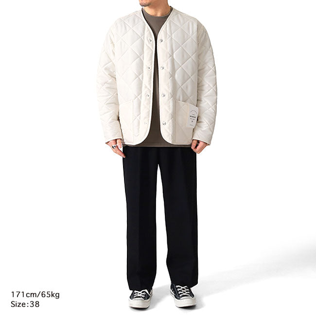 Traditional Weatherwear トラディショナルウェザーウェア UNIONWEAR キルテッド ノーカラージャケット G242APQCO0414AS キルティング メンズ