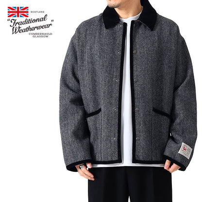 Traditional Weatherwear トラディショナルウェザーウェア UNIONWEAR WAVERLY TWW STU ウェーバリー スタッズ ショート ヒート ツイードジャケット G242FPFCO0408HS メンズ