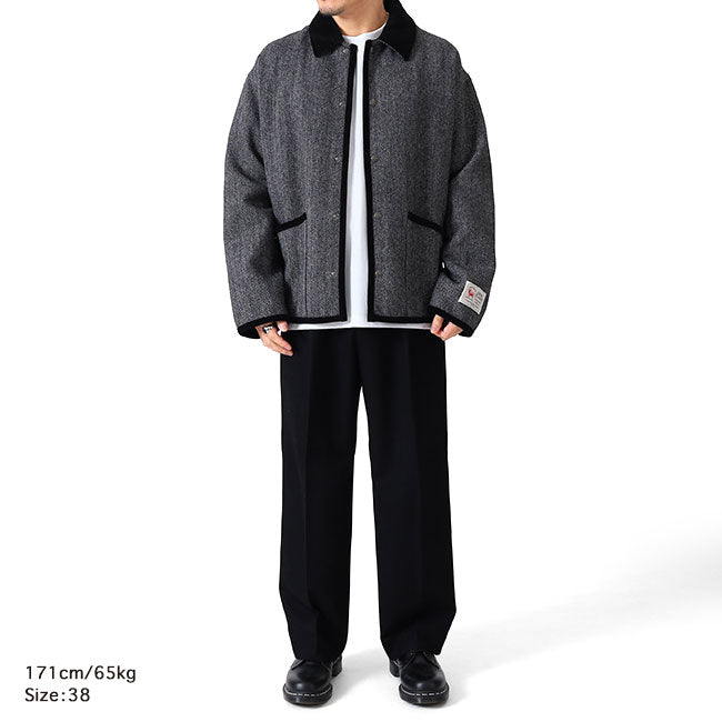 Traditional Weatherwear トラディショナルウェザーウェア UNIONWEAR WAVERLY TWW STU ウェーバリー スタッズ ショート ヒート ツイードジャケット G242FPFCO0408HS メンズ
