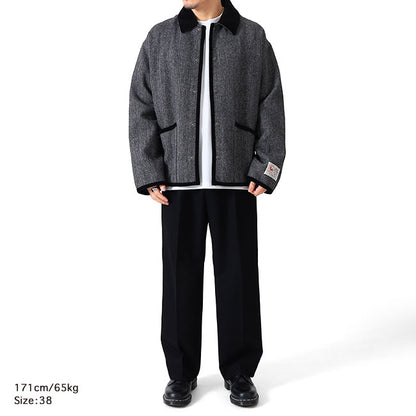 Traditional Weatherwear トラディショナルウェザーウェア UNIONWEAR WAVERLY TWW STU ウェーバリー スタッズ ショート ヒート ツイードジャケット G242FPFCO0408HS メンズ