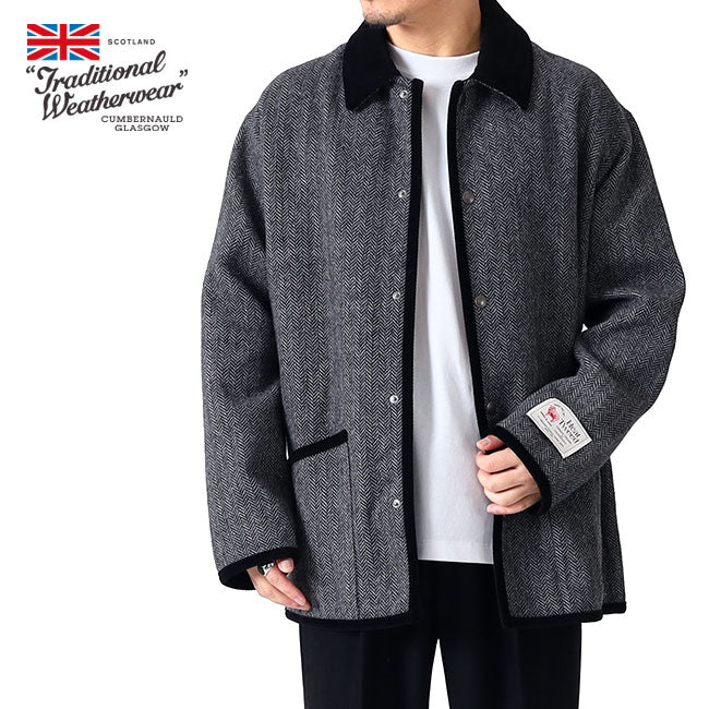 Traditional Weatherwear トラディショナルウェザーウェア UNIONWEAR WAVERLY STUDS ウェーバリー スタッズ ツイードジャケット G242FPFCO0409HS メンズ