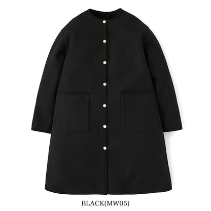 Traditional Weatherwear トラディショナルウェザーウェア ARKLEY アークリー Aライン ロング Wフェイス ジャージー ノーカラーコート L242APFCO0388MW レディース