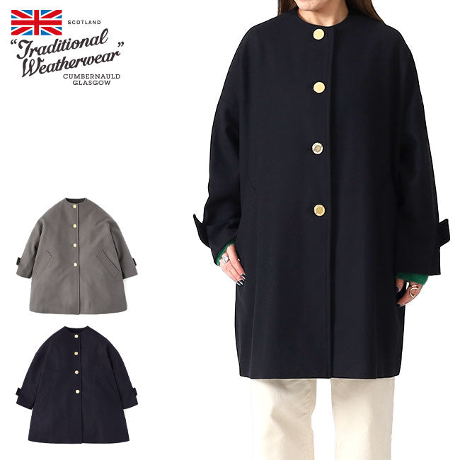 Traditional Weatherwear トラディショナルウェザーウェア MALTON マールトン ノーカラーコート L242KGFCO0368ML レディース