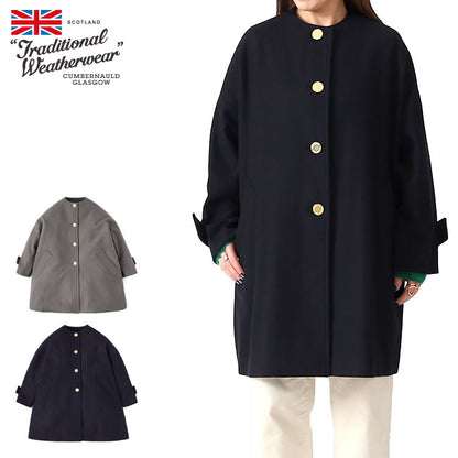 Traditional Weatherwear トラディショナルウェザーウェア MALTON マールトン ノーカラーコート L242KGFCO0368ML レディース