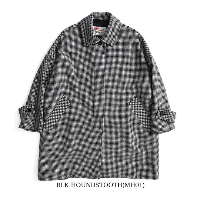 Traditional Weatherwear トラディショナルウェザーウェア MALTON マールトン チェック柄 ステンカラーコート L242KGFCO0367MH ウールコート レディース