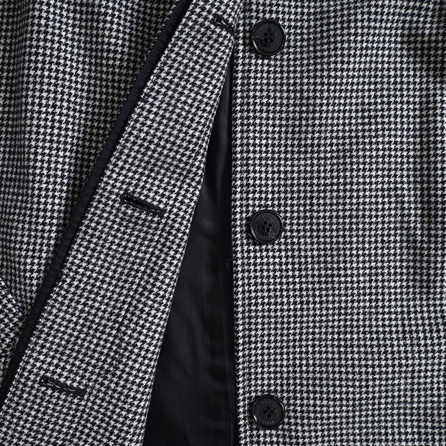Traditional Weatherwear トラディショナルウェザーウェア MALTON マールトン チェック柄 ステンカラーコート L242KGFCO0367MH ウールコート レディース