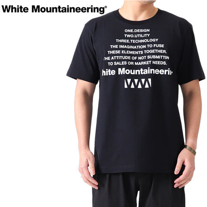 White Mountaineering BIG W LOGO PRINTED T-SHIRT WM2171534
