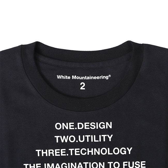 White Mountaineering BIG W LOGO PRINTED T-SHIRT WM2171534