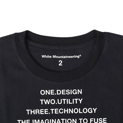 White Mountaineering BIG W LOGO PRINTED T-SHIRT WM2171534