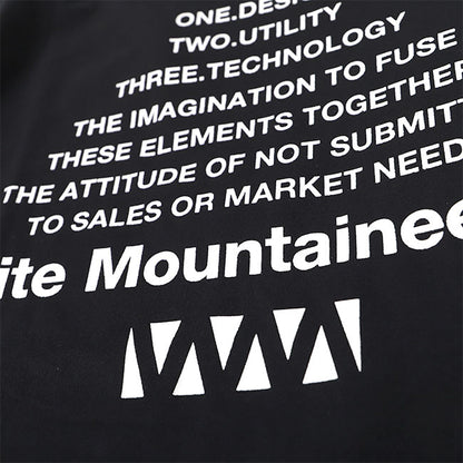 White Mountaineering BIG W LOGO PRINTED T-SHIRT WM2171534
