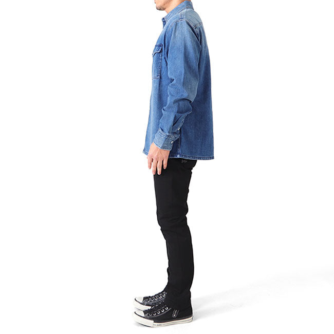 DENHAM デンハム BARK BOX SHIRT RDR オーバーサイズ ダメージ デニムシャツ 01-23-01-43 長袖シャツ メンズ