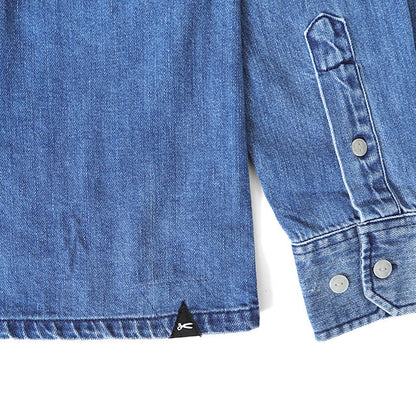 DENHAM デンハム BARK BOX SHIRT RDR オーバーサイズ ダメージ デニムシャツ 01-23-01-43 長袖シャツ メンズ