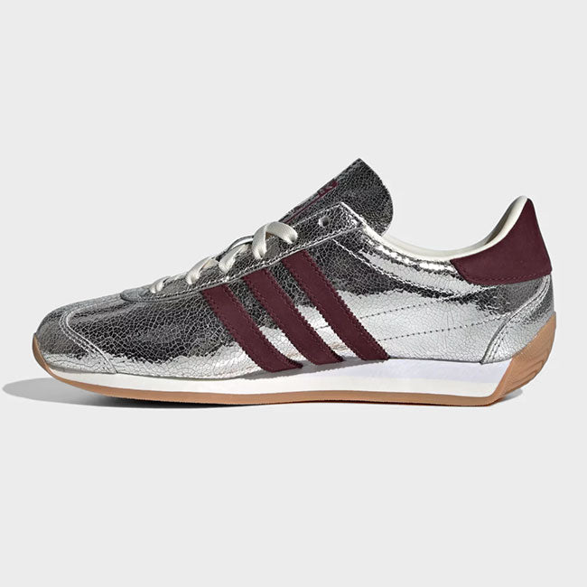 adidas originals アディダスオリジナルス COUNTRY OG W カントリー シルバーメタリック レザースニーカー JQ5111 銀 レディース