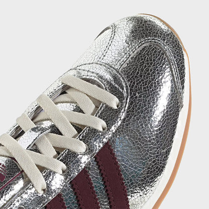 adidas originals アディダスオリジナルス COUNTRY OG W カントリー シルバーメタリック レザースニーカー JQ5111 銀 レディース
