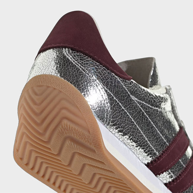 adidas originals アディダスオリジナルス COUNTRY OG W カントリー シルバーメタリック レザースニーカー JQ5111 銀 レディース