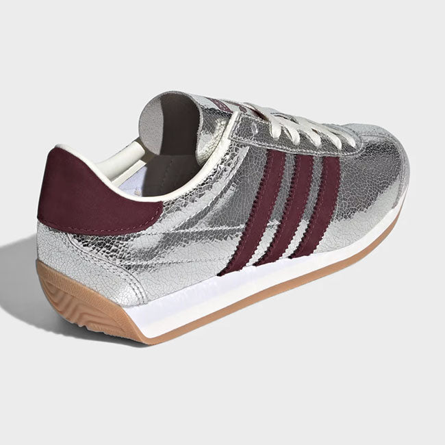 adidas originals アディダスオリジナルス COUNTRY OG W カントリー シルバーメタリック レザースニーカー JQ5111 銀 レディース