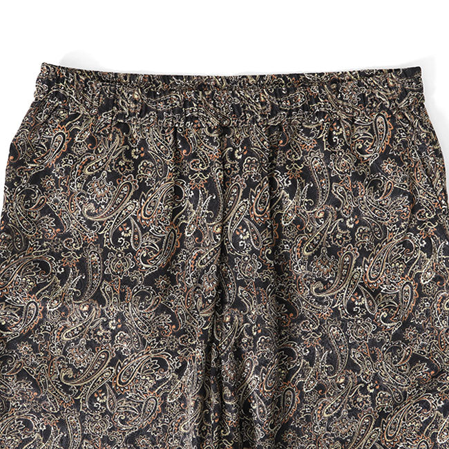 White Mountaineering PAISLEY SATIN TAPERED EASY PANTS WM2471416