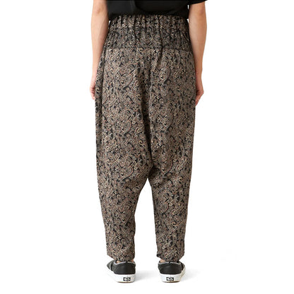 White Mountaineering PAISLEY SATIN SAROUEL PANTS WM2471407