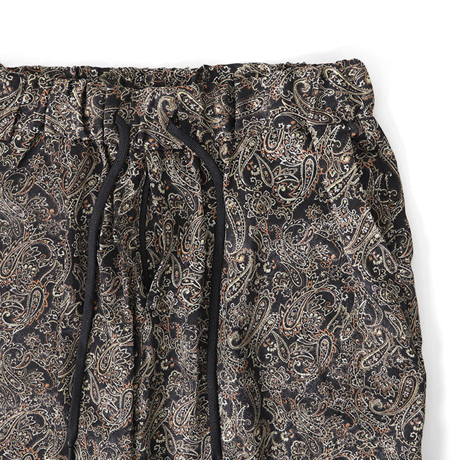 White Mountaineering PAISLEY SATIN SAROUEL PANTS WM2471407
