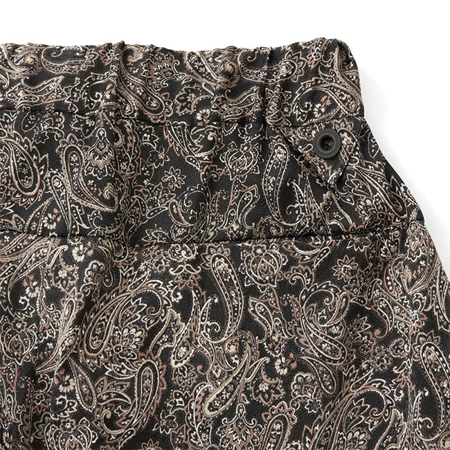 White Mountaineering PAISLEY SATIN SAROUEL PANTS WM2471407