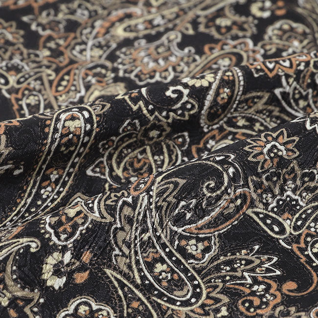 White Mountaineering PAISLEY SATIN SAROUEL PANTS WM2471407