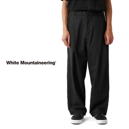 White Mountaineering TROPICAL WOOL 2 TUCK PANTS WM2471401