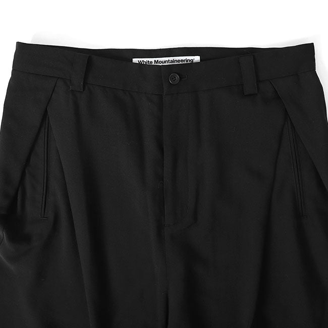 White Mountaineering TROPICAL WOOL 2 TUCK PANTS WM2471401