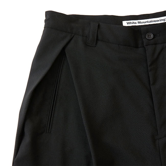White Mountaineering TROPICAL WOOL 2 TUCK PANTS WM2471401