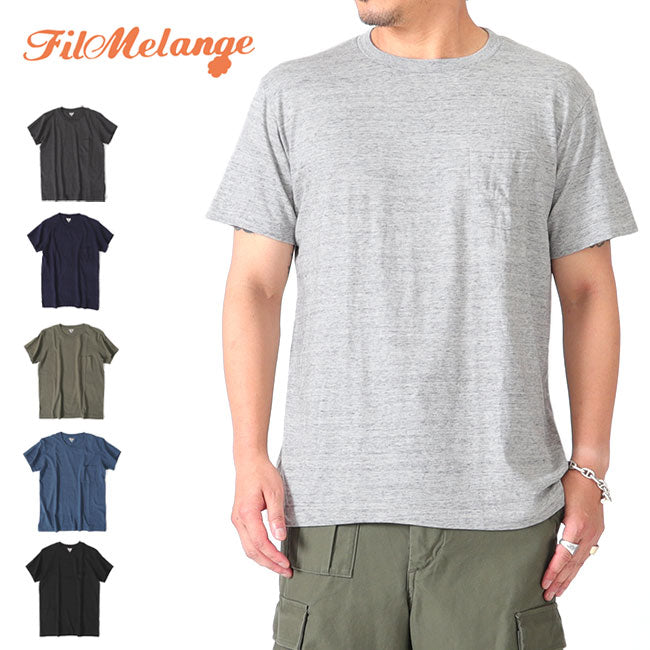 Filmelange フィルメランジェ SUNNY サニー クルーネック ポケット付きTシャツ 半袖Tシャツ