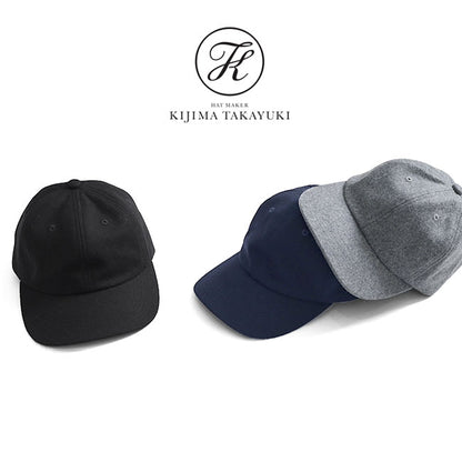 KIJIMA TAKAYUKI MELTON 6PANEL CAP MEYYYY220B