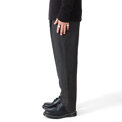 White Mountaineering TWEED WIDE TAPERED BELTED PANTS WM2273409