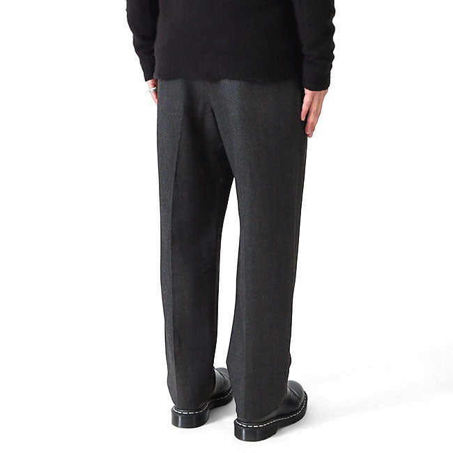 White Mountaineering TWEED WIDE TAPERED BELTED PANTS WM2273409