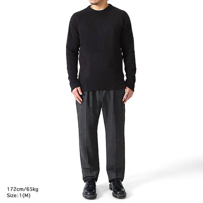 White Mountaineering TWEED WIDE TAPERED BELTED PANTS WM2273409