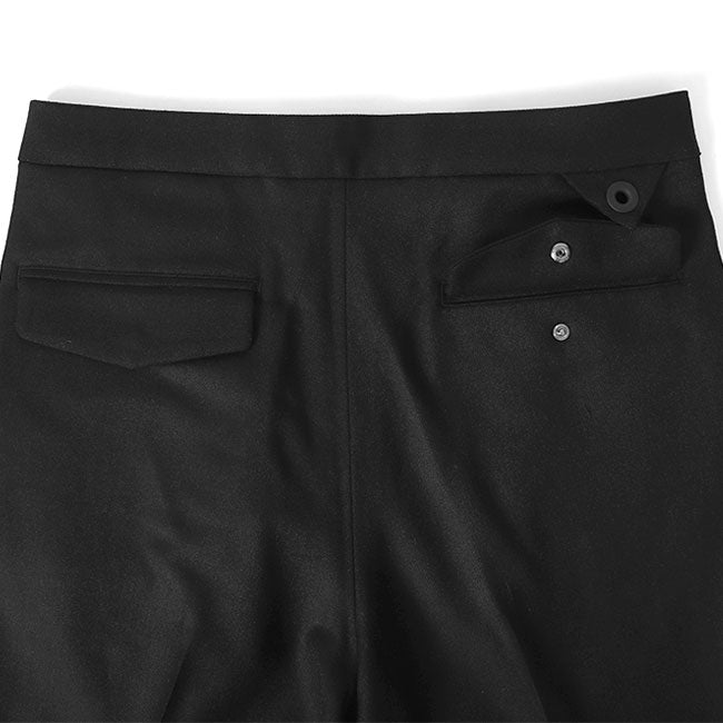 White Mountaineering TWEED WIDE TAPERED BELTED PANTS WM2273409