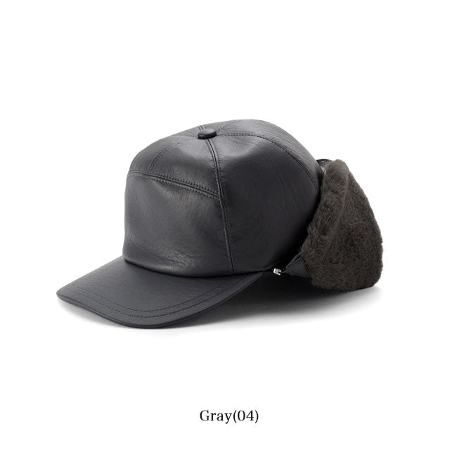 KIJIMA TAKAYUKI FAKE LEATHER CAP W-192980