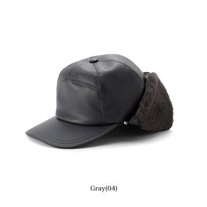 KIJIMA TAKAYUKI FAKE LEATHER CAP W-192980