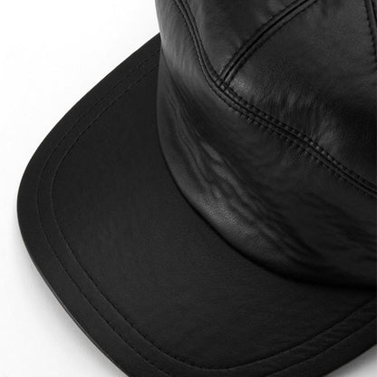 KIJIMA TAKAYUKI FAKE LEATHER CAP W-192980