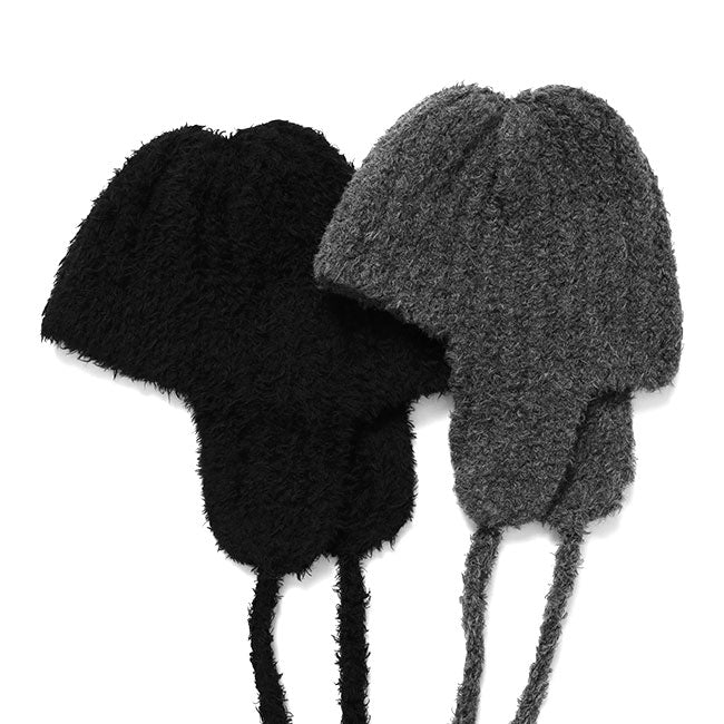 KIJIMA TAKAYUKI POODLE FUR EAR BEANIE WKNY252015 **
