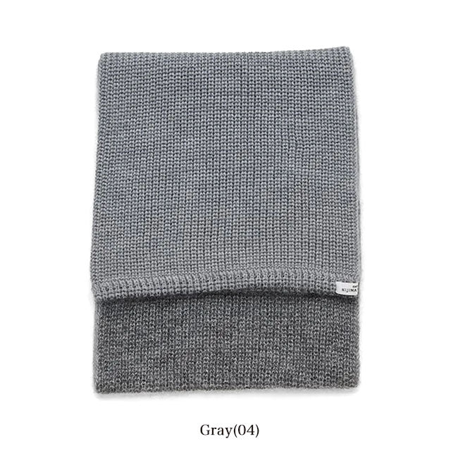 KIJIMA TAKAYUKI MERINO WOOL & KID MOHAIR COMBI SNOOD MKNY252009 **