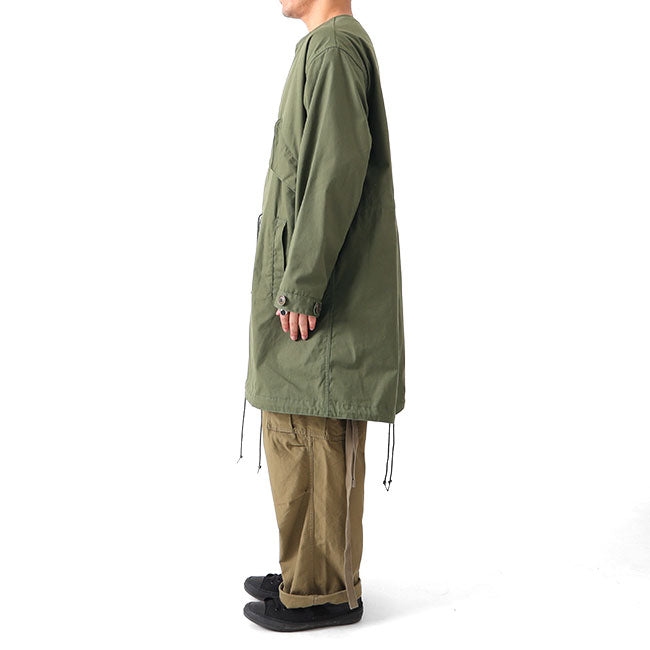 Nigel Cabourn ナイジェルケーボン 60s US ガスプロテクト ミリタリーコート 8044nigelcabourn010 ノーカラーコート メンズ