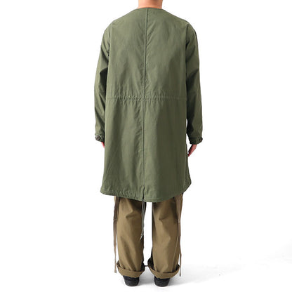 Nigel Cabourn ナイジェルケーボン 60s US ガスプロテクト ミリタリーコート 8044nigelcabourn010 ノーカラーコート メンズ