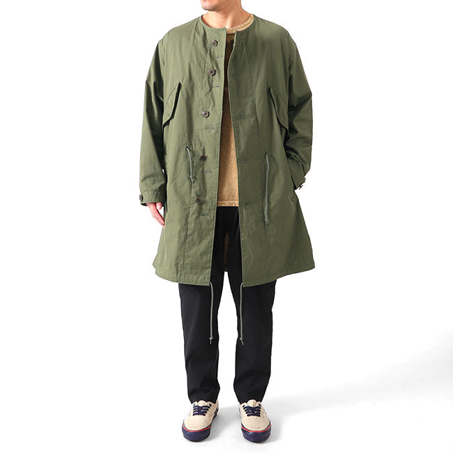 Nigel Cabourn ナイジェルケーボン 60s US ガスプロテクト ミリタリーコート 8044nigelcabourn010 ノーカラーコート メンズ