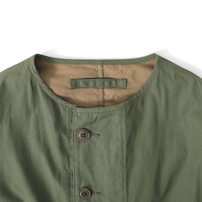 Nigel Cabourn ナイジェルケーボン 60s US ガスプロテクト ミリタリーコート 8044nigelcabourn010 ノーカラーコート メンズ