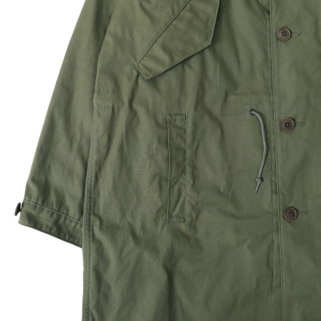 Nigel Cabourn ナイジェルケーボン 60s US ガスプロテクト ミリタリーコート 8044nigelcabourn010 ノーカラーコート メンズ