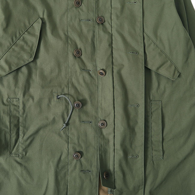 Nigel Cabourn ナイジェルケーボン 60s US ガスプロテクト ミリタリーコート 8044nigelcabourn010 ノーカラーコート メンズ