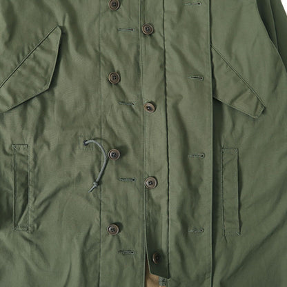 Nigel Cabourn ナイジェルケーボン 60s US ガスプロテクト ミリタリーコート 8044nigelcabourn010 ノーカラーコート メンズ