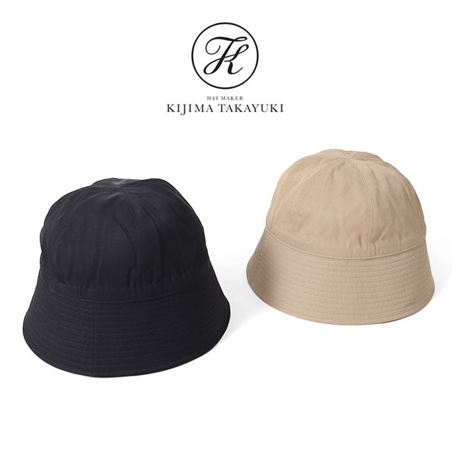 KIJIMA TAKAYUKI RAYON COTTON CHINO SAILOR HAT 241107
