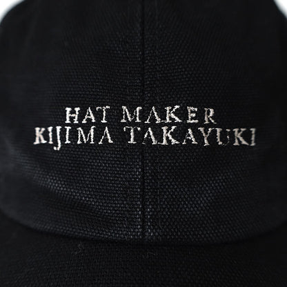 KIJIMA TAKAYUKI DUCK SULFER DYED 6PANEL CAP MYYY261106
